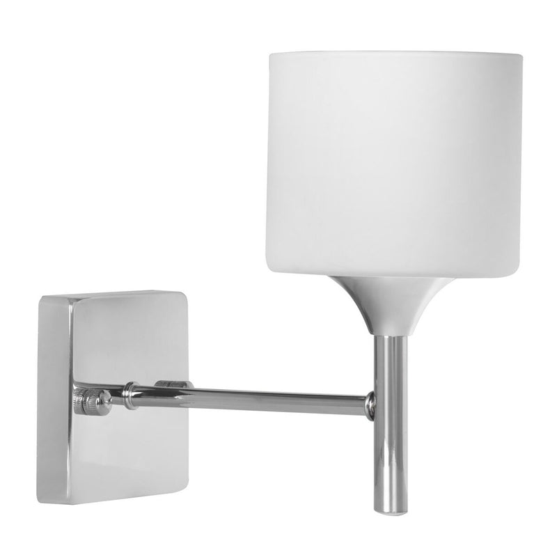 Væglampe Activejet AJE-MIRA 1P Hvid Sølvfarvet Metal 40 W 23 x 21,5 x 11,5 cm (1 Dele)