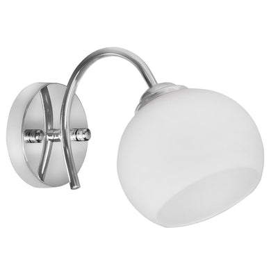 Væglampe Activejet AJE-IRMA 1P Hvid Sølvfarvet Metal 40 W 13 x 17,5 x 24,5 cm (1 Dele)
