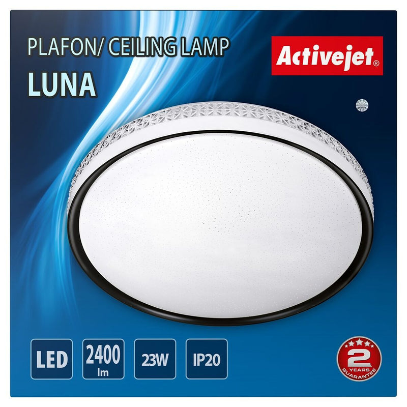 Loftslampe Activejet Plafón LED Activejet AJE-LUNA Hvid 23 W