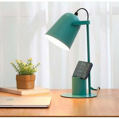Skrivebordslampe iTotal COLORFUL Grøn 35 cm Metal Turkisblå (35 cm)