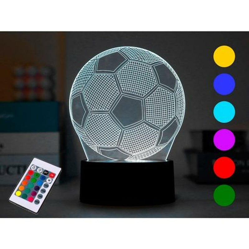 LED-lampe iTotal Football 3D Multifarvet