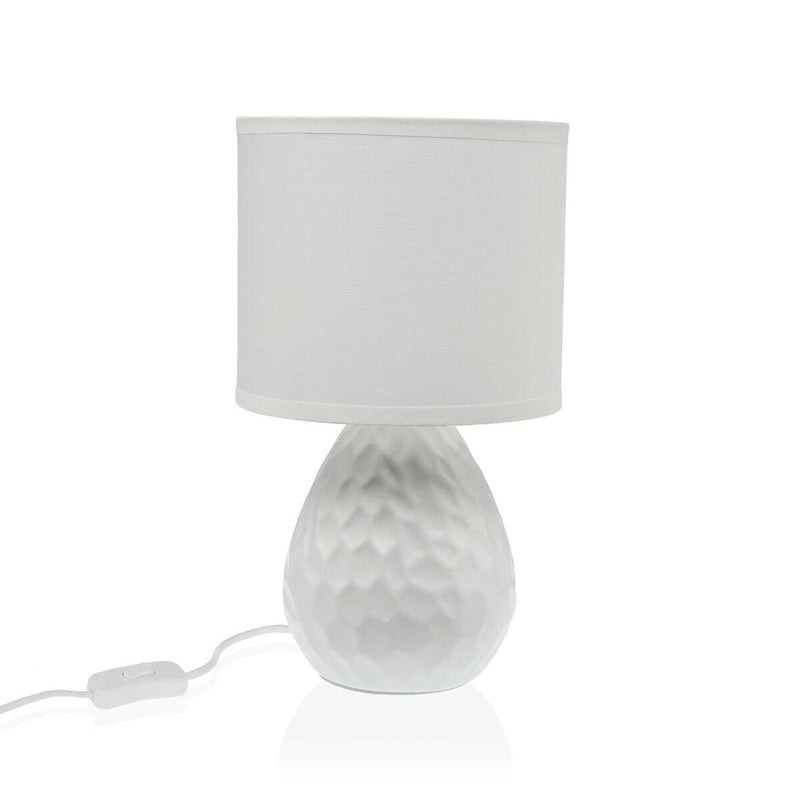 Bordlampe Versa Hvid Keramik 40 W 15,5 x 27,5 cm