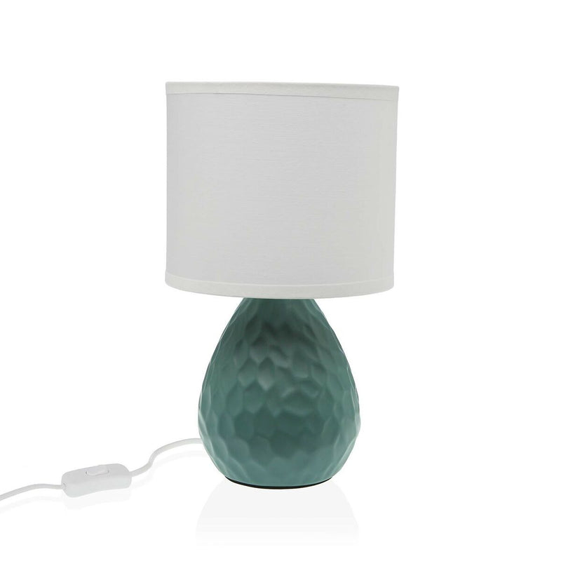 Bordlampe Versa Grøn Hvid Keramik 40 W 15,5 x 27,5 cm