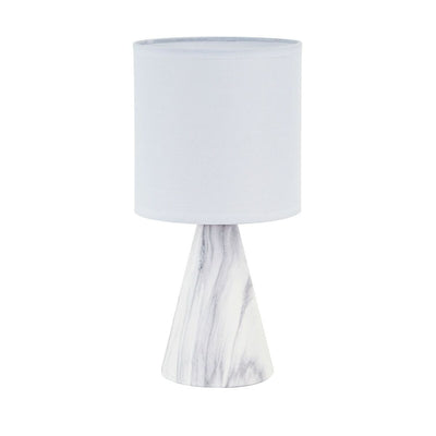Bordlampe Versa Hvid Keramik 12,5 x 24,5 x 12,5 cm