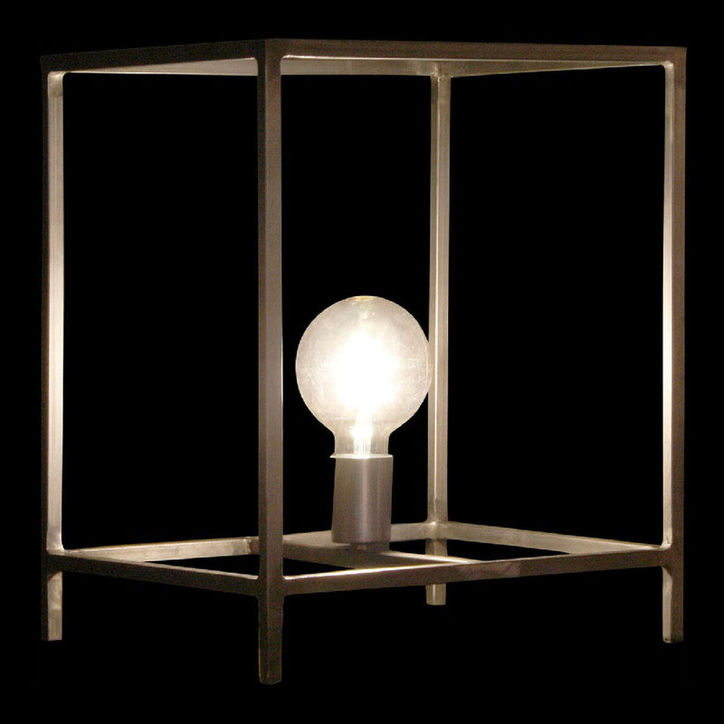 Bordlampe DKD Home Decor Metal Gris Oscuro (33 x 33 x 40 cm)