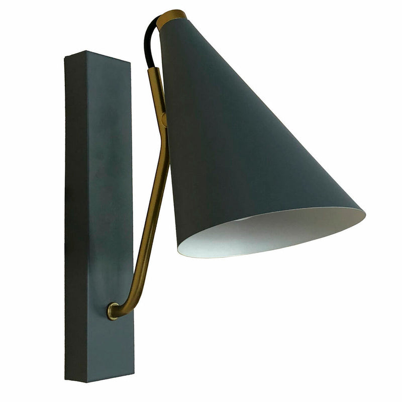 Bordlampe DKD Home Decor Blå Metal Gylden (12 x 25 x 29 cm)