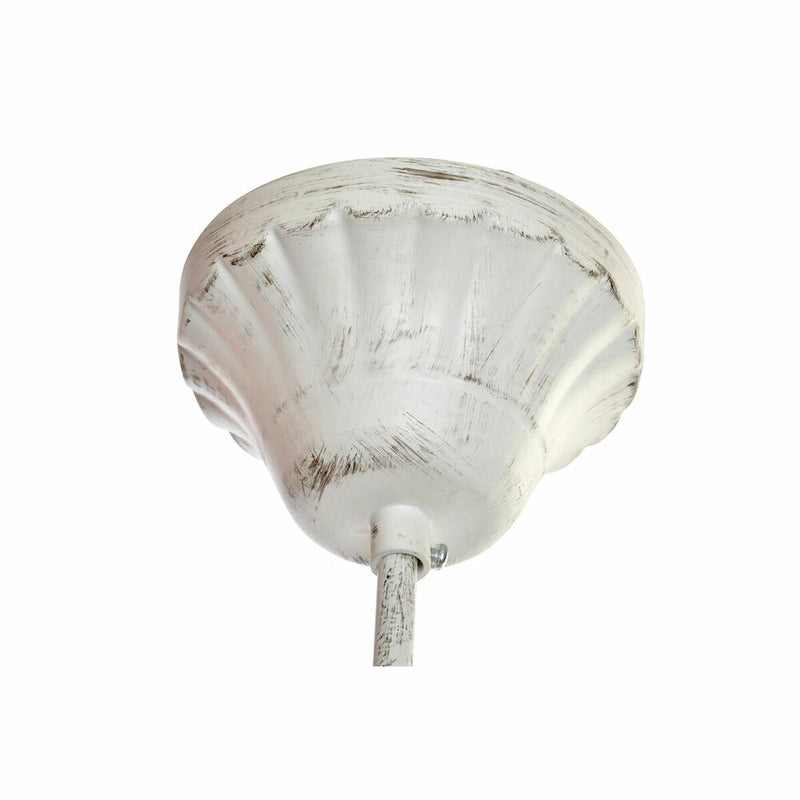 Loftslampe DKD Home Decor Hvid Metal Gran Plastik 40 W Romantisk Afklædt 220 V 65 x 65 x 53 cm
