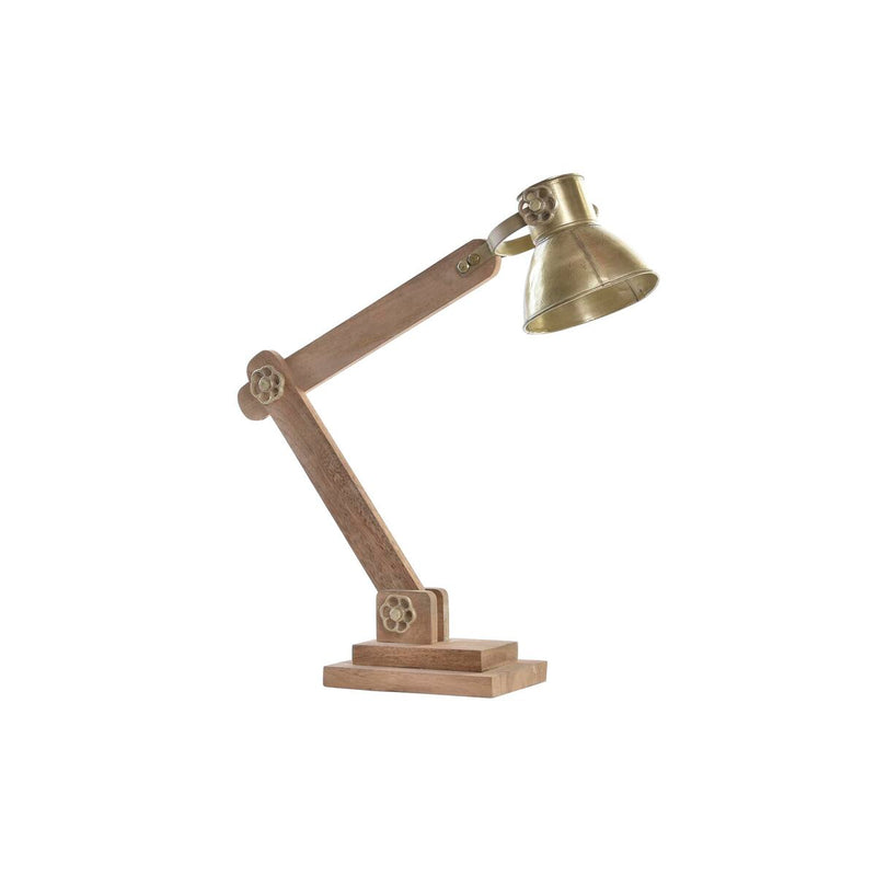 Bordlampe DKD Home Decor Gylden Brun 220 V 50 W (50 x 15 x 65 cm)