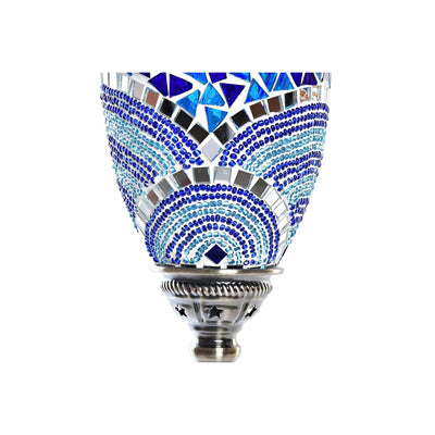 Loftslampe DKD Home Decor Krystal Metal Multifarvet 50 W 13 x 13 x 39 cm (2 enheder)