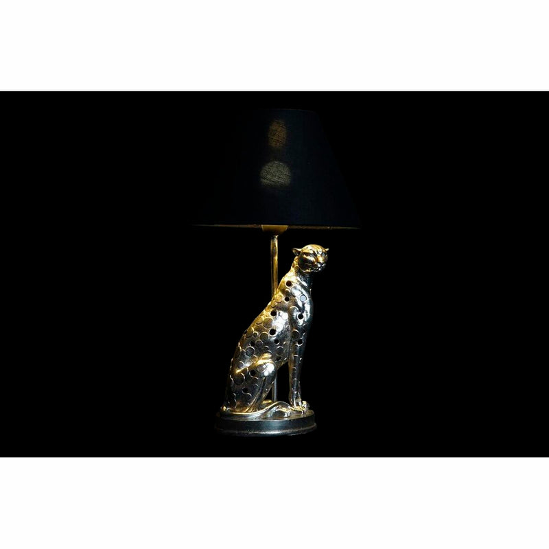 Bordlampe DKD Home Decor Sølvfarvet Sort Gylden 26 x 26 x 46 cm Harpiks 220 V 50 W (2 enheder)