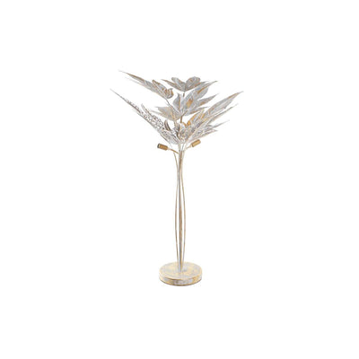 Gulvlampe DKD Home Decor Grå Metal Tropisk Blad af en plante (51 x 51 x 87 cm)