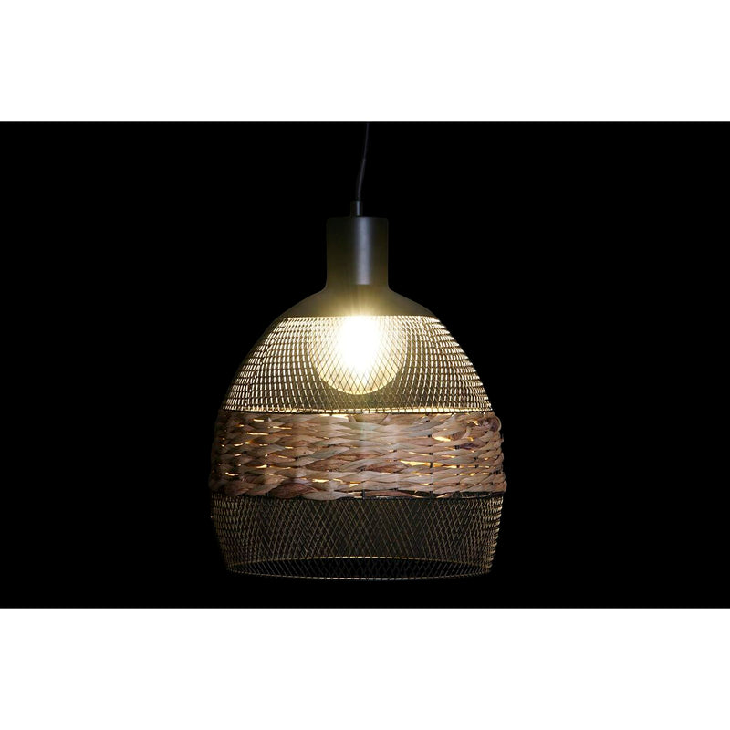 Loftslampe DKD Home Decor Sort Brun 220 V 50 W (28 x 28 x 35 cm)