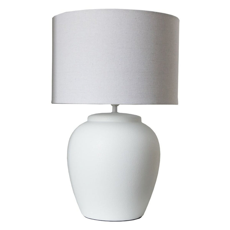 Bordlampe DKD Home Decor Hvid Porcelæn 25 W 50 W 220 V 38 x 38 x 58 cm