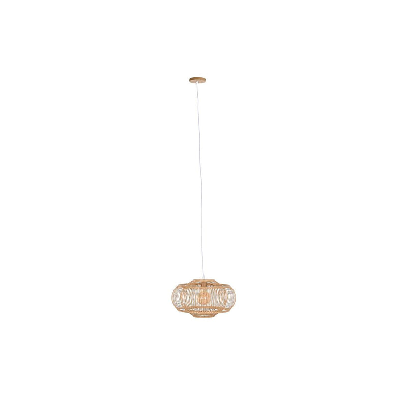 Loftslampe DKD Home Decor Lys brun Bambus 50 W (44 x 44 x 25 cm)