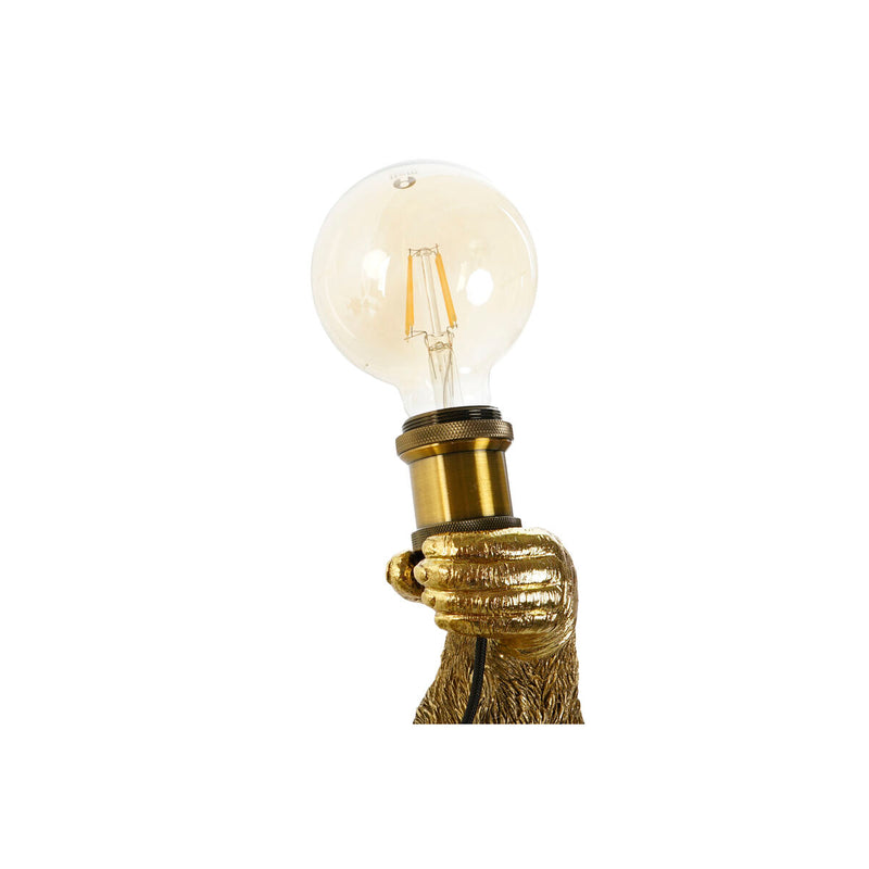 Væglampe Home ESPRIT Gylden Harpiks 50 W Moderne 220 V 51 x 20 x 41 cm