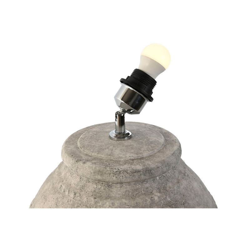 Bordlampe Home ESPRIT Grå Cement 31 x 31 x 39 cm