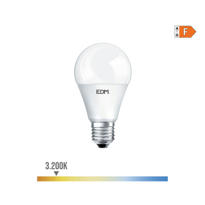 LED-lampe EDM Kan justeres F 10 W E27 810 Lm Ø 6 x 10,8 cm (3200 K)