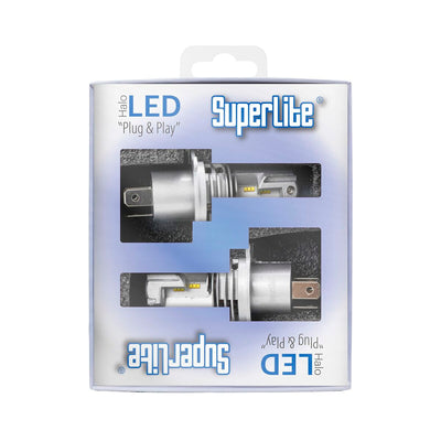 Halogen LED-konverteringssæt Superlite BOM12311 H4 28 W 6500 K LED (2 enheder)