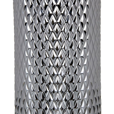 Bordlampe Beige Sølvfarvet Sækkelærred Keramik 60 W 220 V 240 V 220-240 V 28 x 28 x 50,5 cm