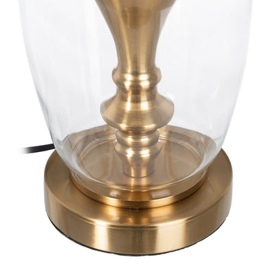 Bordlampe Gylden Hør Metal Jern 40 W 220 V 33 x 33 x 58 cm