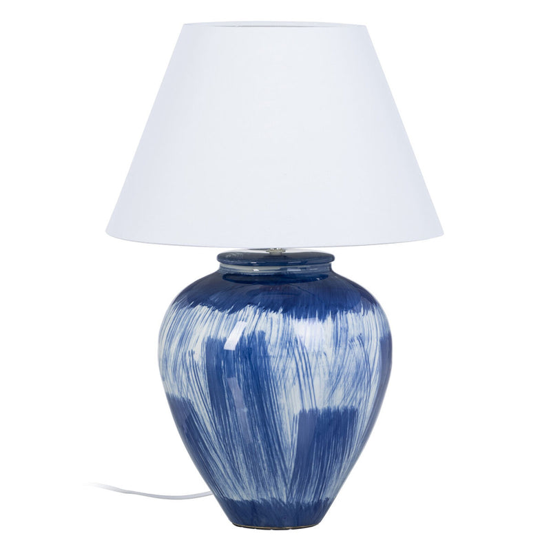 Bordlampe Blå Keramik 40 W 220 V 240 V 220-240 V 41 x 41 x 76 cm