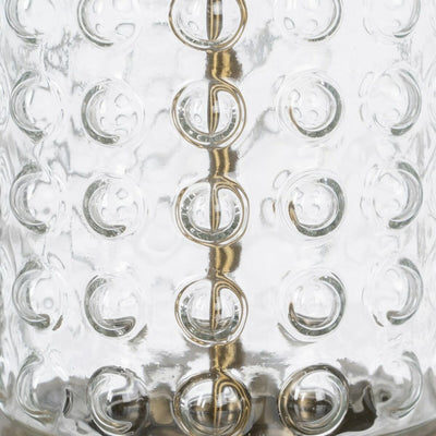 Bordlampe Hvid Gylden Bomuld Metal Krystal Kobber Jern 40 W 220 V 240 V 220-240 V 23 x 23 x 51 cm