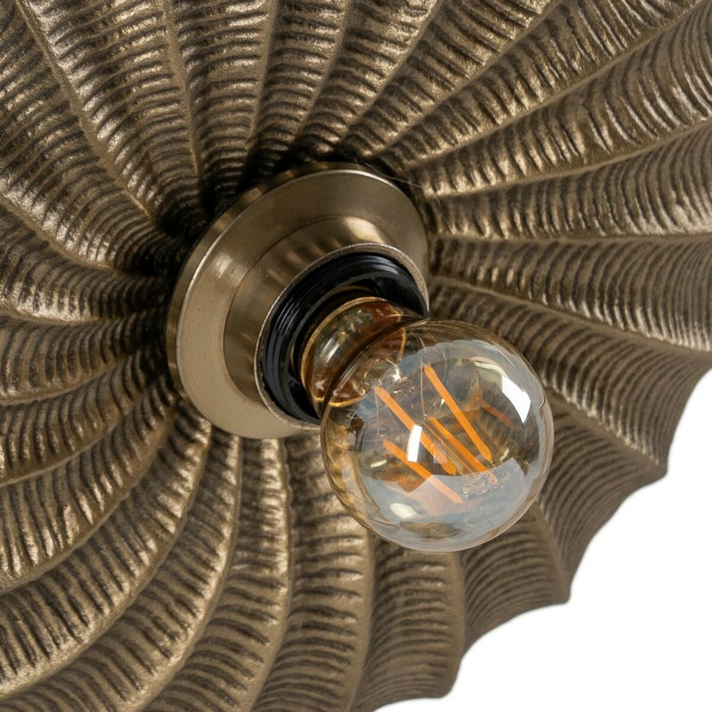 Væglampe Gylden Aluminium Jern A 220-240 V 27 x 9 x 27 cm
