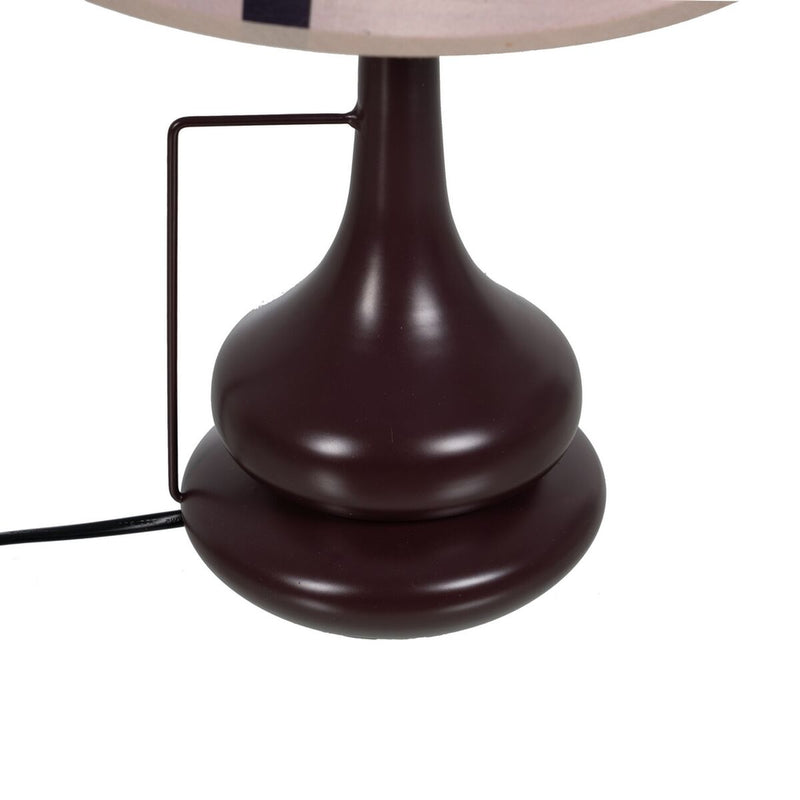Bordlampe Brun Jern 60 W 220-240 V 25 x 25 x 42 cm