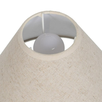 Bordlampe Beige Grå 60 W 220-240 V 20 x 20 x 34 cm