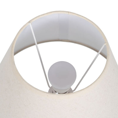 Bordlampe Beige Grå 60 W 220-240 V 25 x 25 x 50 cm