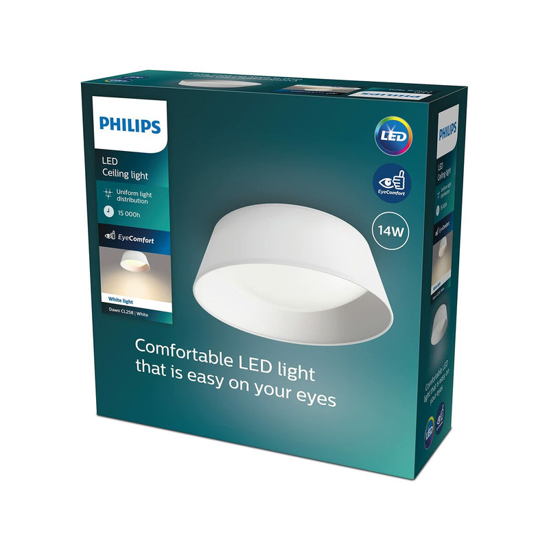 Loftslampe Philips Dawn 14W Hvid Metal/Plastik (34 x 12 x 34 cm) (3000 K)