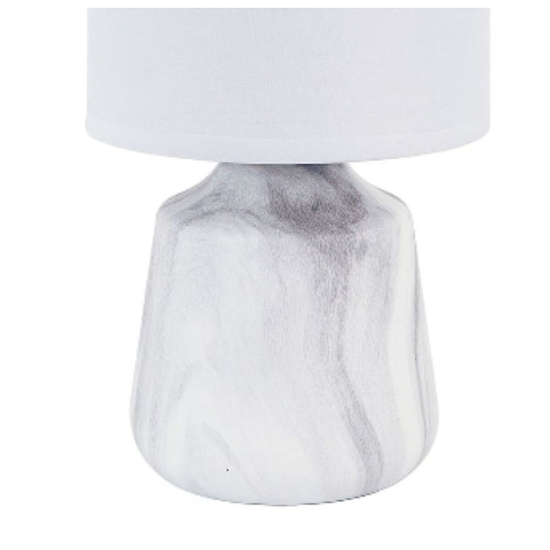 Bordlampe Versa Hvid Keramik 24,5 x 12,5 x 24,5 cm