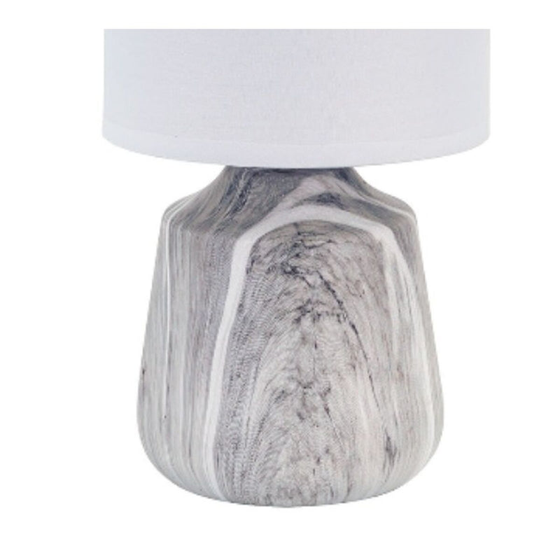 Bordlampe Versa Sort Keramik 12,5 x 24,5 x 12,5 cm