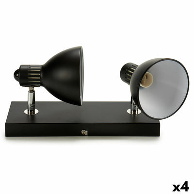 Loftslampe Grundig E14 40 W Sort Metal 15 x 9 x 32 cm (4 enheder)