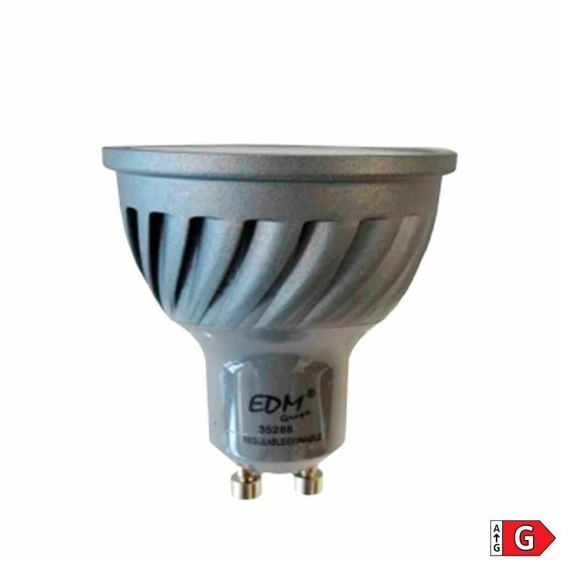 LED-lampe EDM Kan justeres G 6 W GU10 480 Lm Ø 5 x 5,5 cm (3200 K)