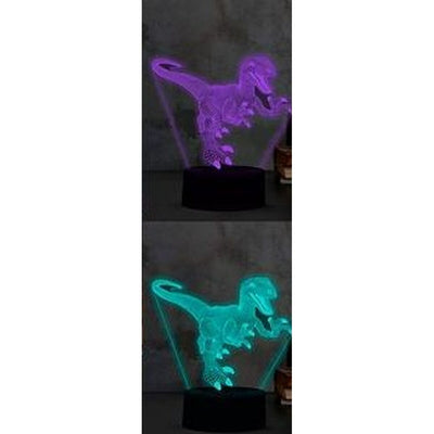 LED-lampe iTotal 3D Dinosaur Plastik 20 x 15 x 5 cm