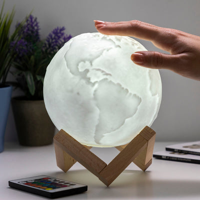 Genopladelig jordklode LED-lampe Worldy InnovaGoods